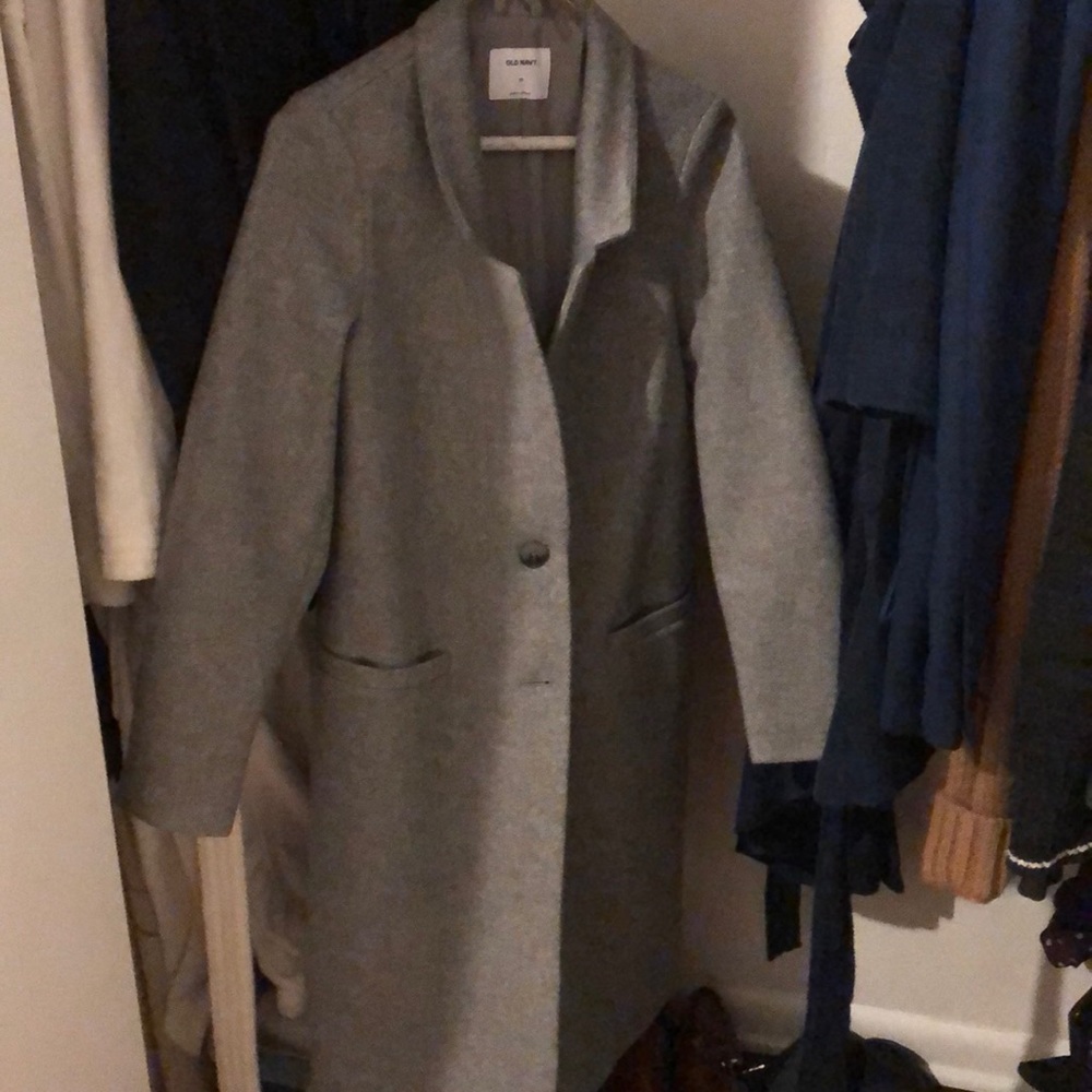 Grey coat